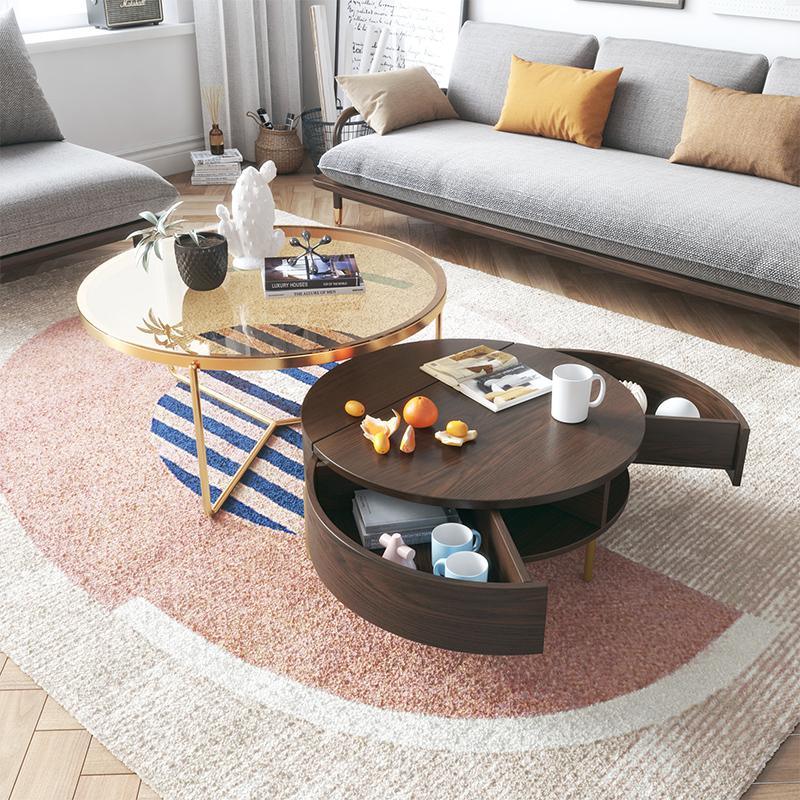 Weilai Concept Nesting Coffee Table, Green And White - Miola
