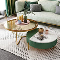 Weilai Concept Nesting Coffee Table, Green And White - Miola