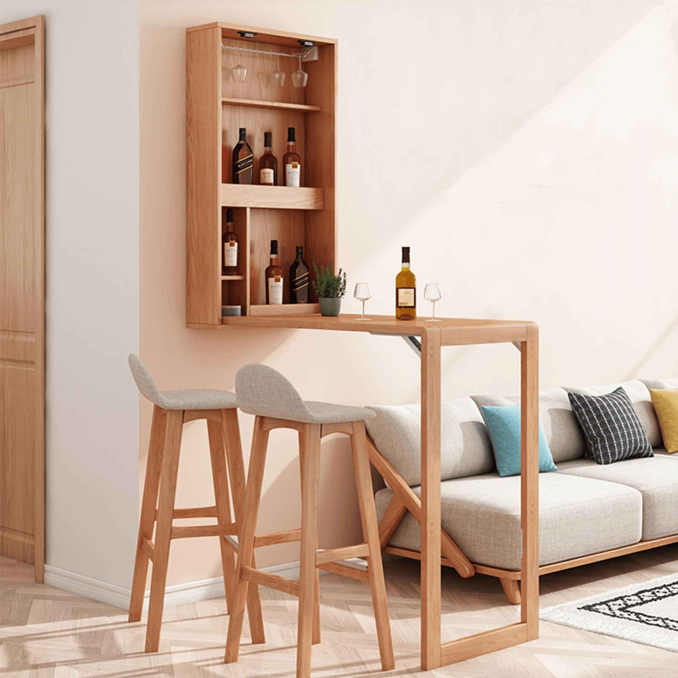 Weilai J51 Bar Table, Wood - Miola