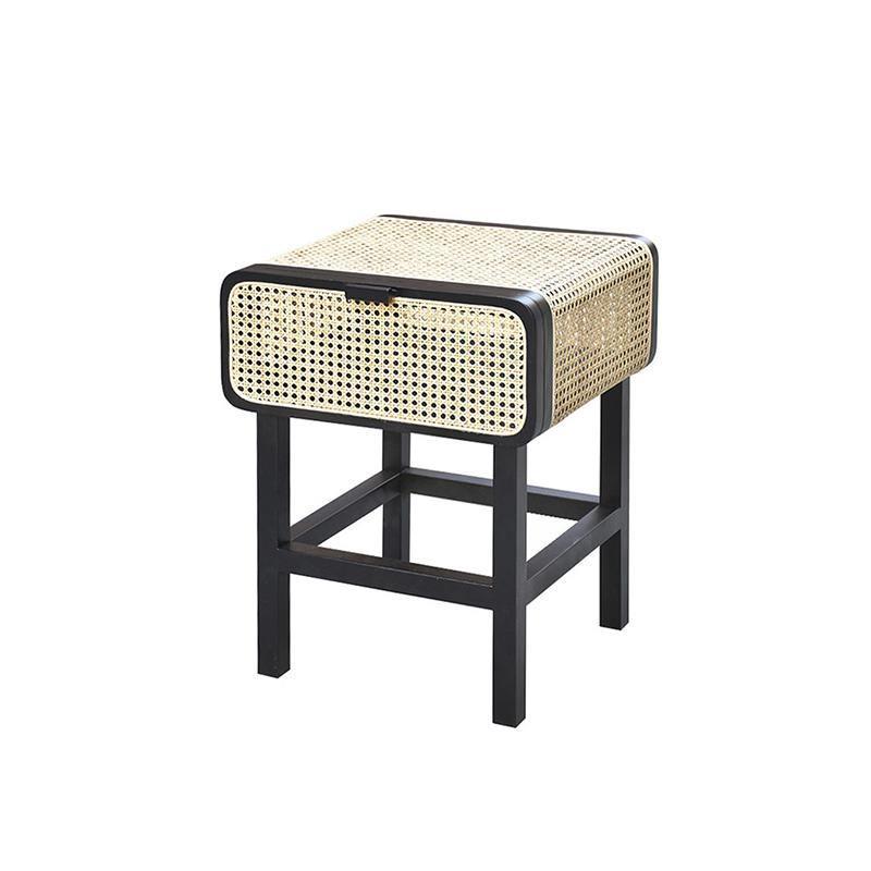Wren Rattan Side Table, Bedside Table - Miola