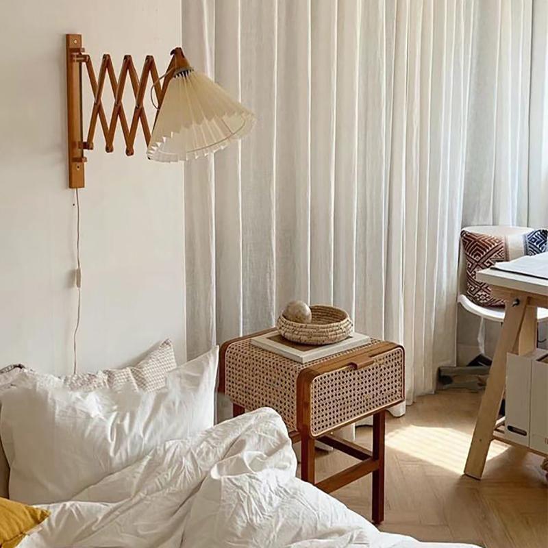 Wren Rattan Side Table, Bedside Table - Miola