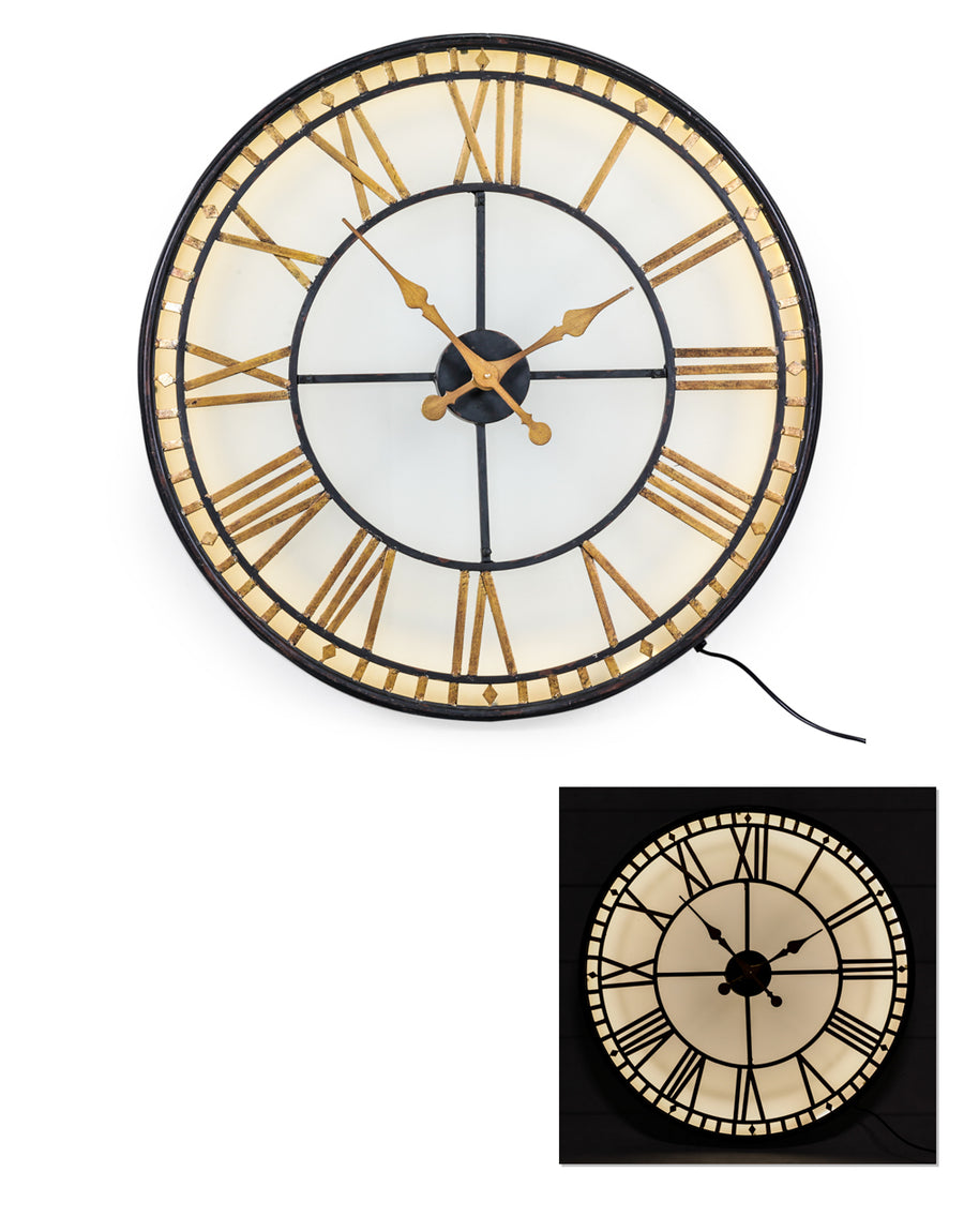 Westminster Lit Wall Clock