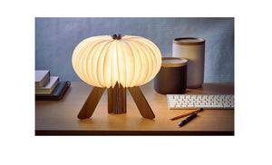 Folding Walnut Lamp